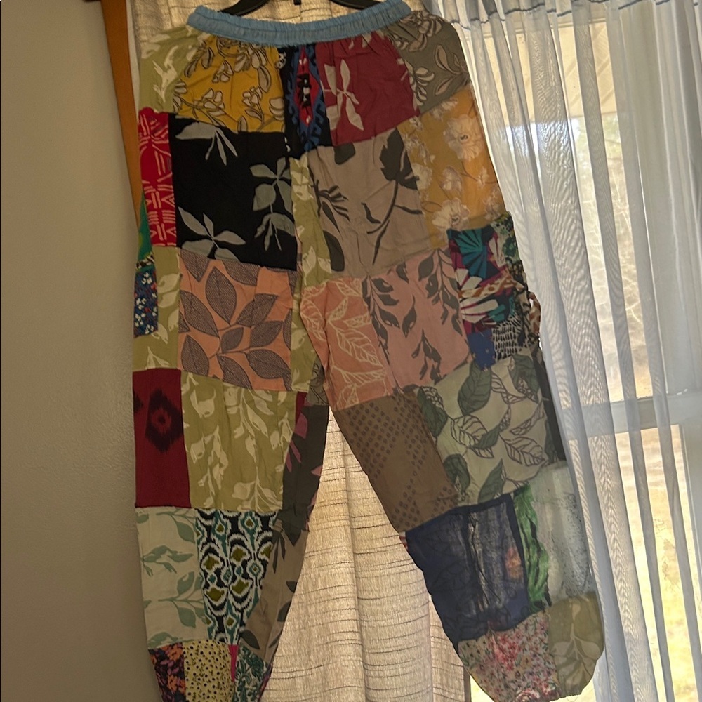 Colorful Patchwork Pants - Picture 4 of 6